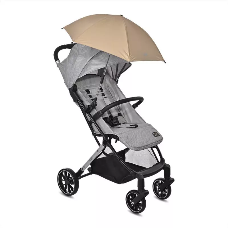 Umbrela pentru carucior Shady, cu protectie UV, brat flexibil, Bej 2