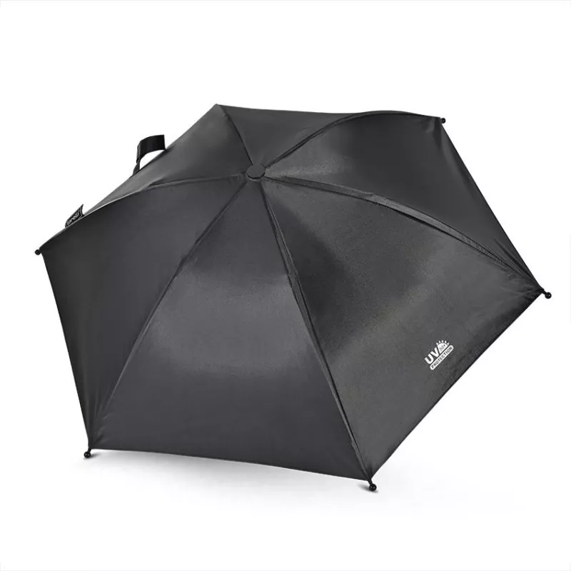 Umbrela pentru carucior Shady, cu protectie UV, brat flexibil, Negru 1