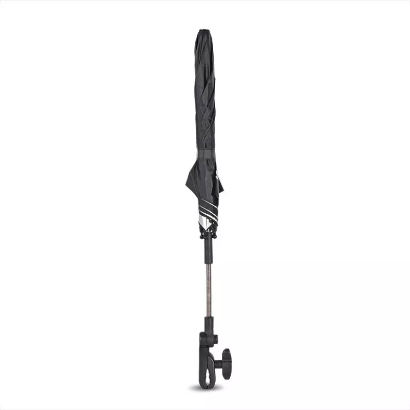Umbrela pentru carucior Shady, cu protectie UV, brat flexibil, Negru 3