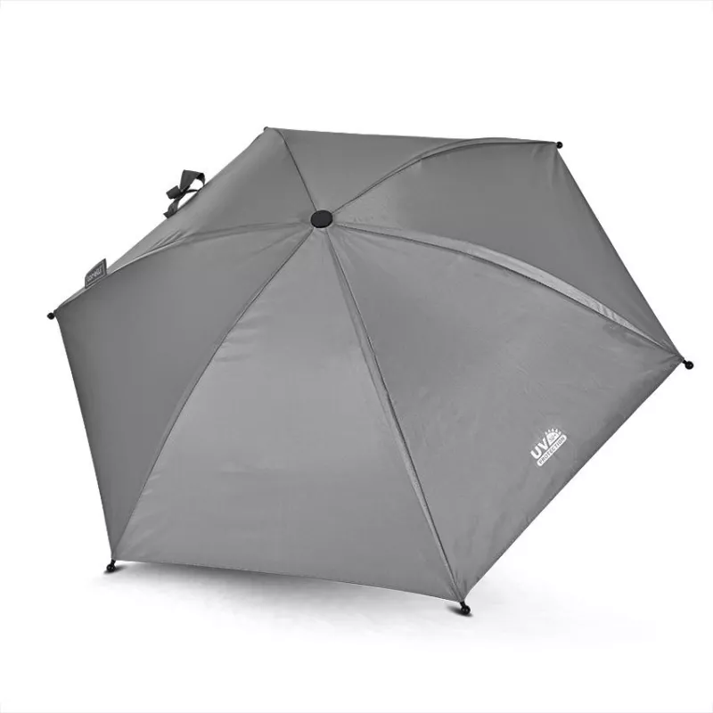 Umbrela pentru carucior Shady, cu protectie UV, brat flexibil, Gri 1