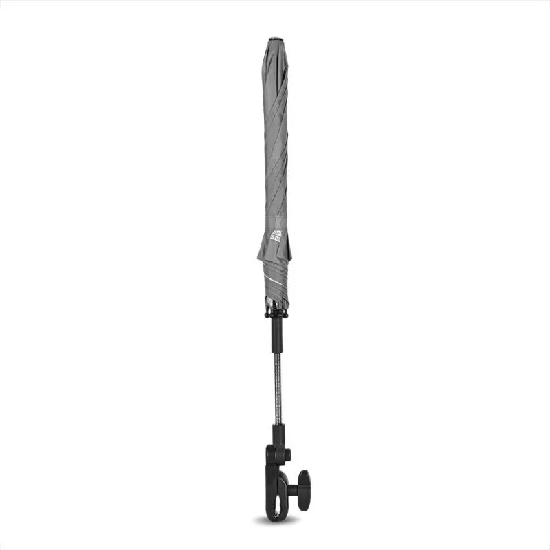 Umbrela pentru carucior Shady, cu protectie UV, brat flexibil, Gri 3