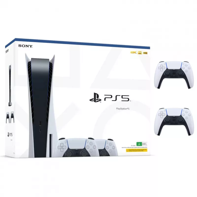 SONY Playstation 5 Disc + Controller suplimentar, Consola de jocuri PS5, 825GB, [],kattara.ro