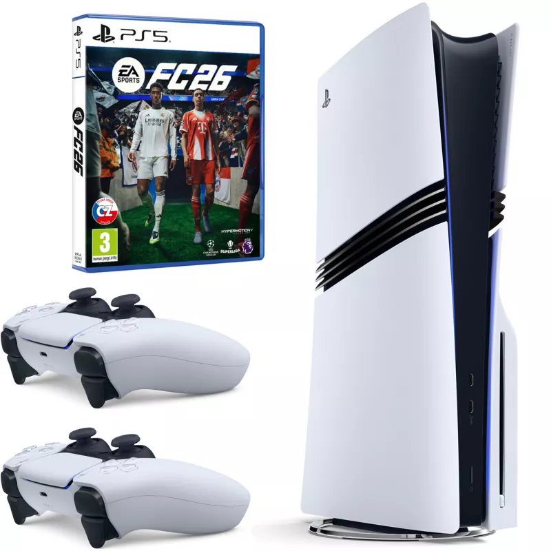 PlayStation　セット SONY PlayStation 5 Pro Disc, 6TB SSD + Joc EA Sports FC 26 + Extra