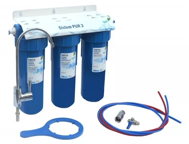 Sistem filtrare apă potabilă în 3 trepte Pur 3, [],einstal.ro