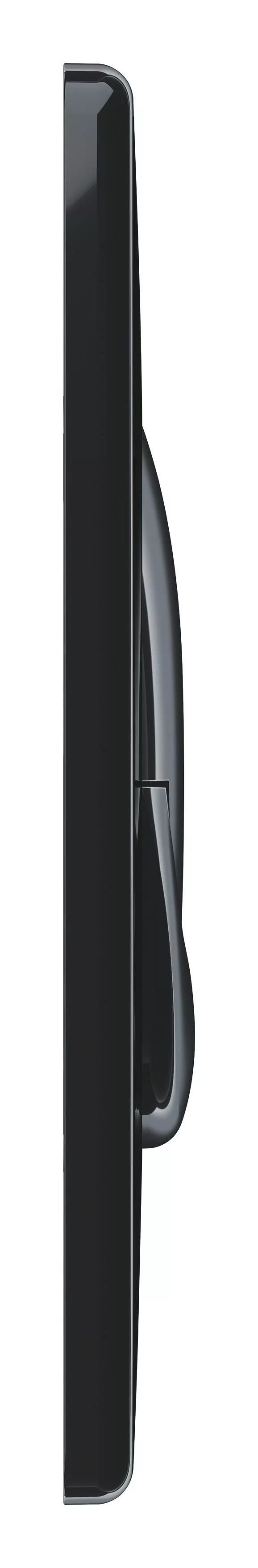 Clapeta actionare WC Grohe Start 38964KV0, dubla, verticala, 156 x 197 mm, ABS, lucios, negru
