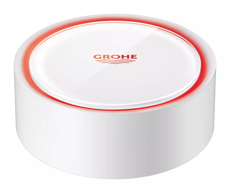 Senzor smart pentru apa Grohe Sense 22505LN1, APP, WiFi, baterie, semnal sonor, alb