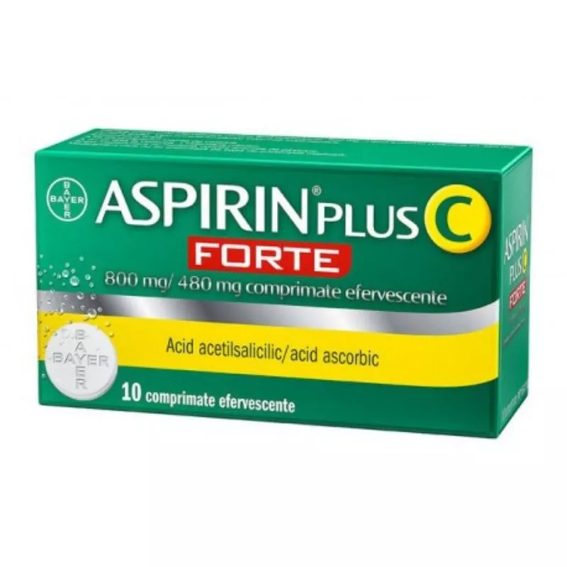 ASPIRIN PLUS C FORTE 800 mg/480 mg x 10