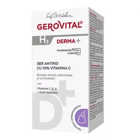 GEROVITAL H3 DERMA SER ANTIRID VITAMINA C 10% X 15 ML