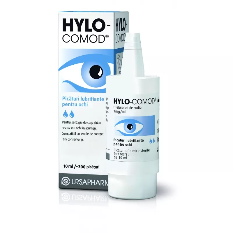 HYLO-COMOD SOLUTIE OFTALMICA  X 10ML 