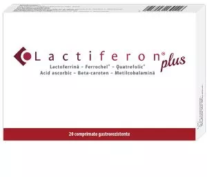 LACTIFERON PLUS X 20 COMPRIMATE