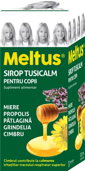 MELTUS SIROP TUSICALM COPII X 100 ML SIROP  