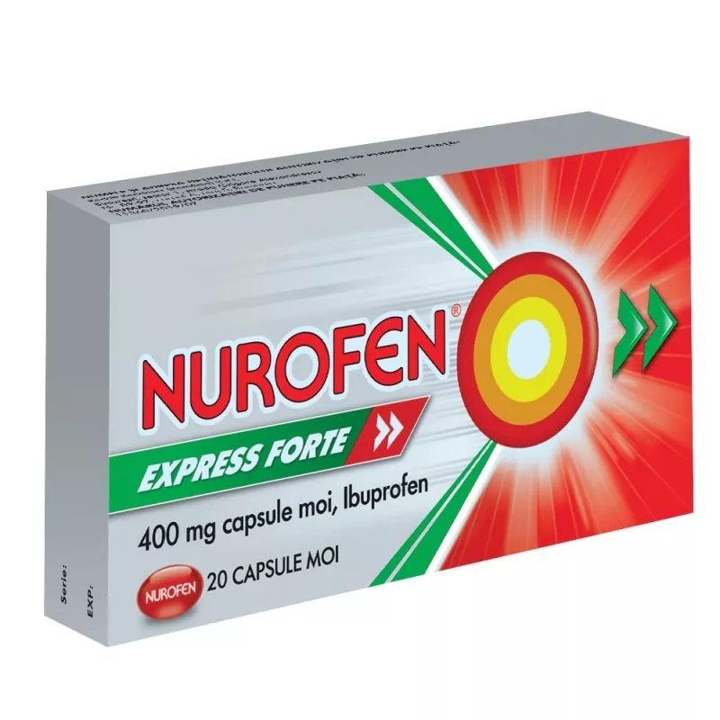 NUROFEN EXPRESS FORTE 400 mg x 20 CAPS. MOI