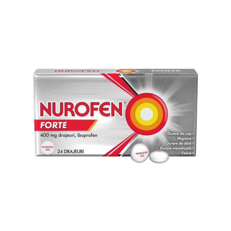 NUROFEN FORTE 400 mg x 24 DRAJ.