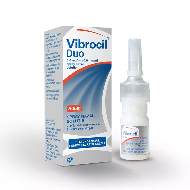 VIBROCIL DUO 0,5 mg/ml+0,6mg/ml x 1