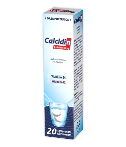 CALCIDIN X 20 COMPRIMATE EFERVESCENTE ZDROVIT