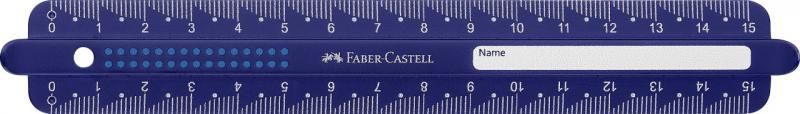 RIGLA 15CM DOTS FABER-CASTELL