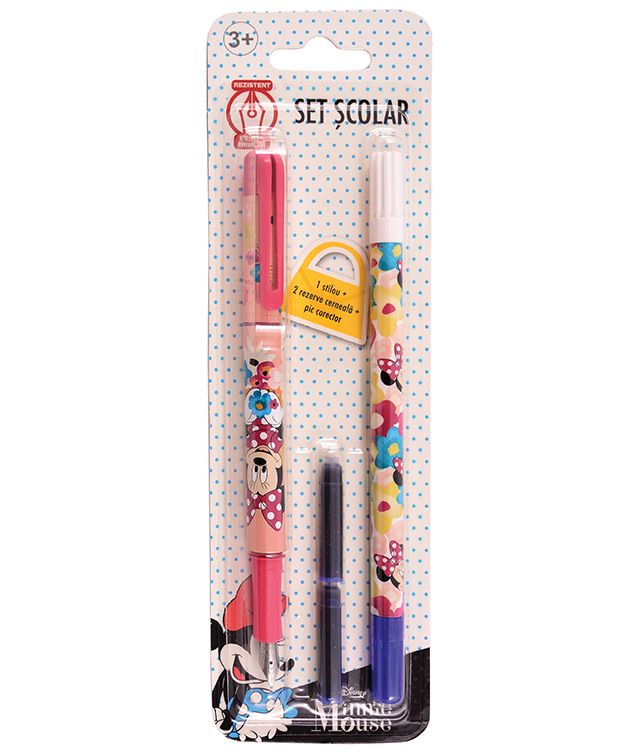 Stilouri scolare PIGNA_RECHIZITE STILOU IRIDIUM MINNIE+COR...