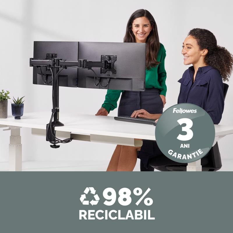 SUPORT MONITOR 2 BRATE REFLEX FELLOWES