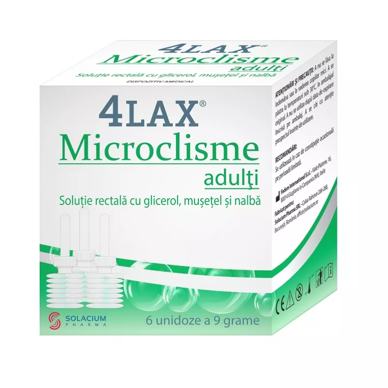 4lax microclisme adulti x 6 unidoze, [],medik-on.ro