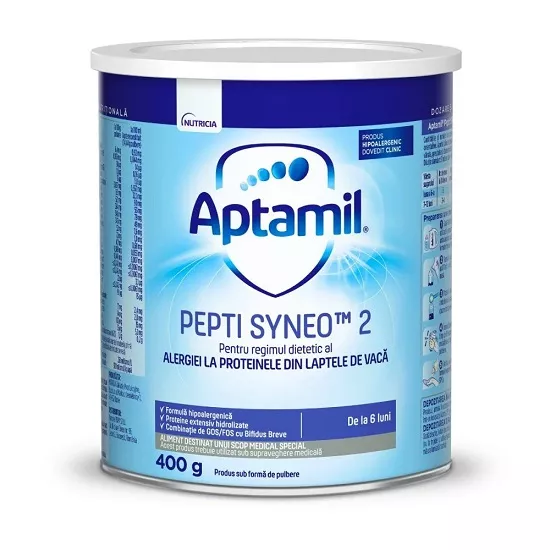 Aptamil Pepti Syneo 2, formula de lapte praf 6-12 luni x 400 grame, [],medik-on.ro