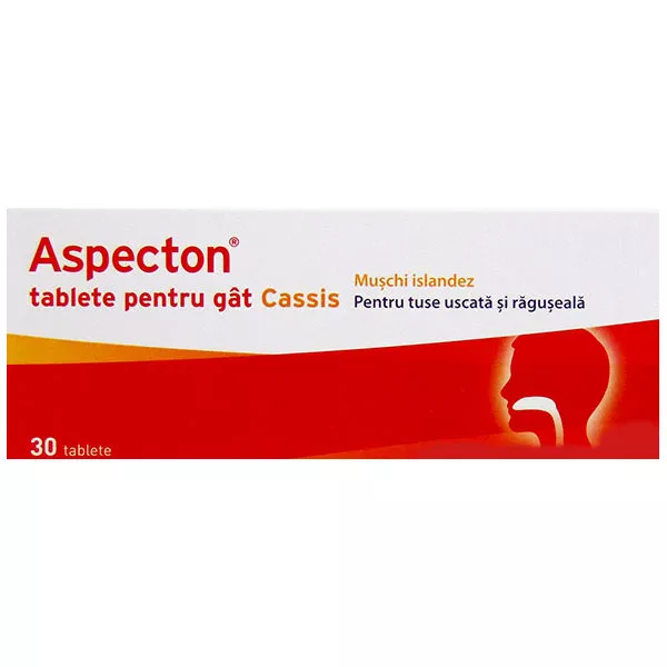 Aspecton Cassis x 30 comprimate, [],medik-on.ro