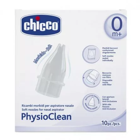 Chicco Physioclean rezerva pentru aspirator nazal x 10 bucati, [],medik-on.ro