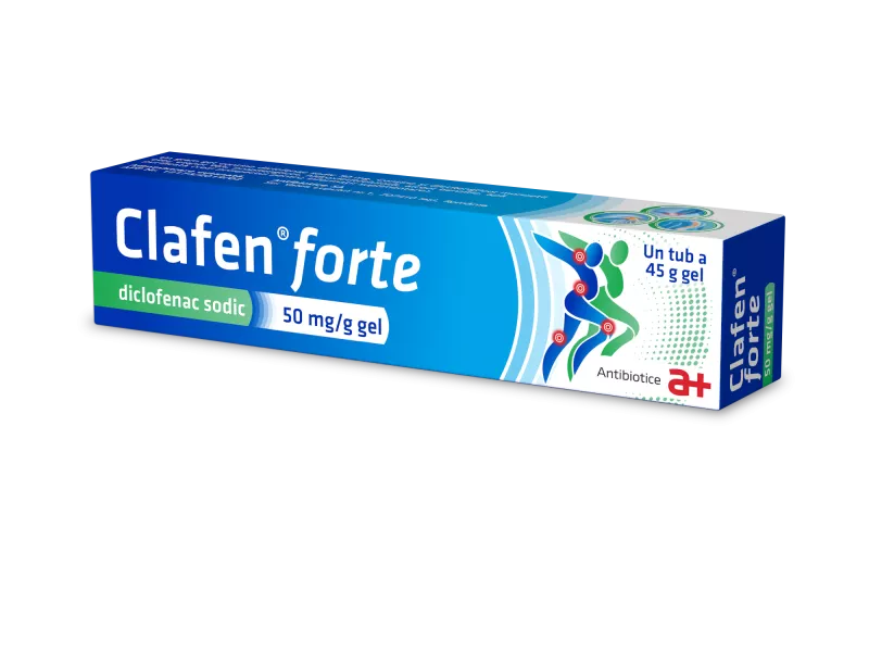 Clafen Forte gel 50mg/g x 45 grame, [],medik-on.ro