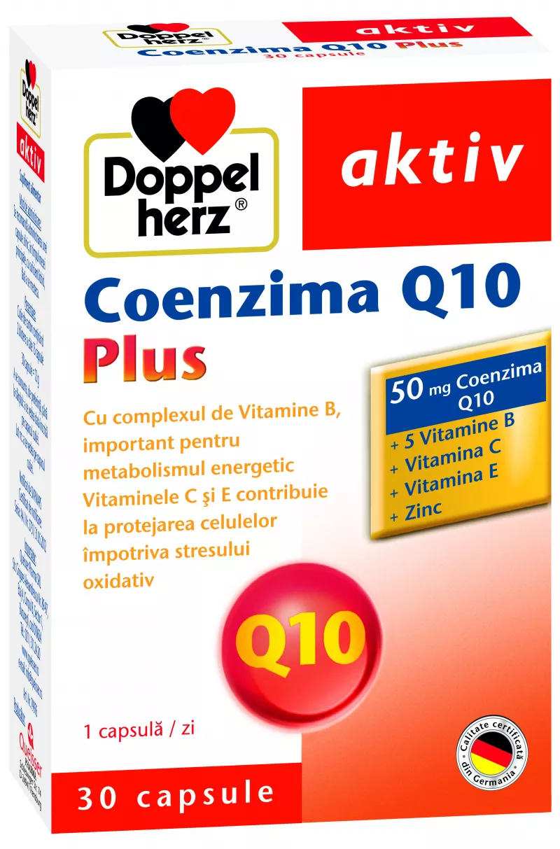 Doppelherz Coenzima Q10 plus x 30 capsule, [],medik-on.ro