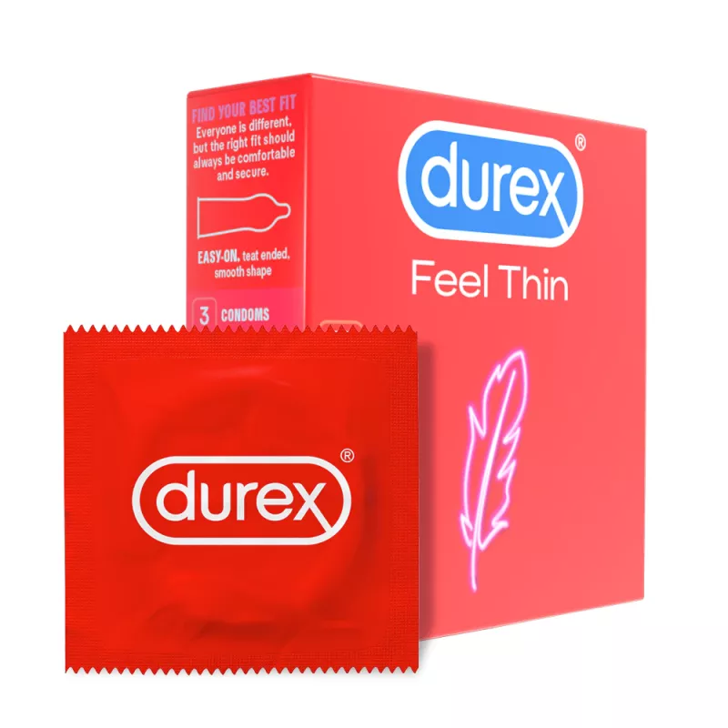 Durex Feel thin prezervative x 3 bucati, [],medik-on.ro