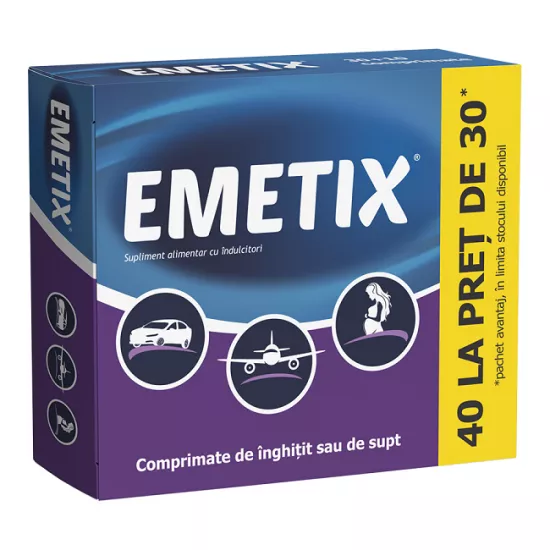 Emetix x 40 comprimate, [],medik-on.ro