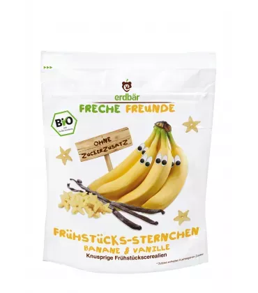 Erdbar cereale mic dejun erdbar cu banane si vanilie eco x 125 grame, [],medik-on.ro