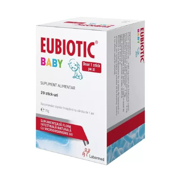 Eubiotic Baby x 20 stick-uri, [],medik-on.ro