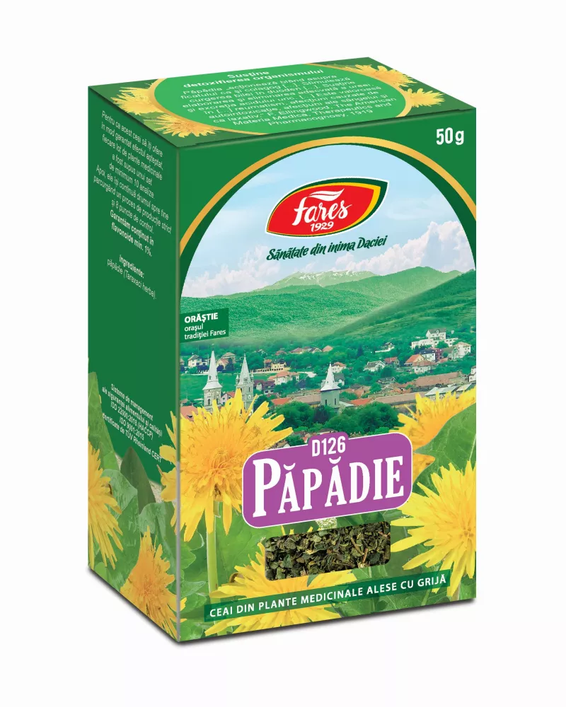Fares Ceai de Papadie x 50 grame, [],medik-on.ro