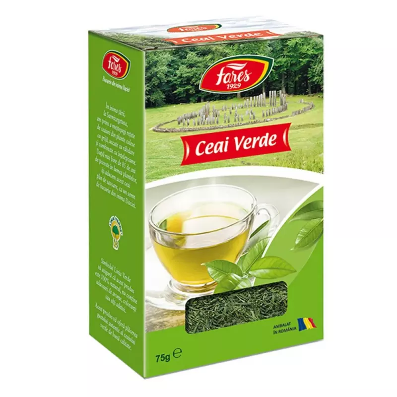 Fares ceai verde x 75 grame, [],medik-on.ro