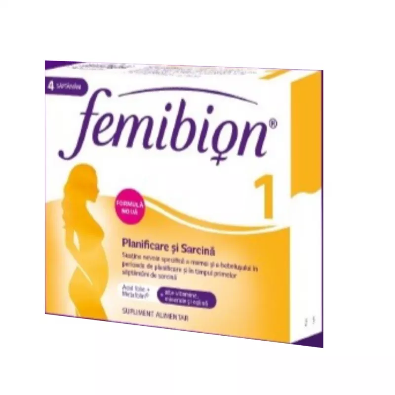 Femibion 1 Planificare si sarcina x 28 comprimate, [],medik-on.ro