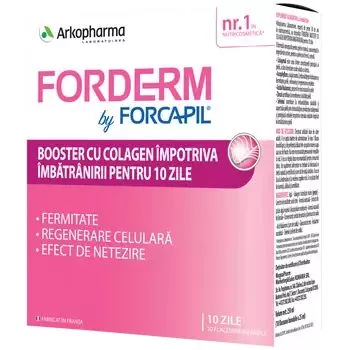 Forcapil Forderm Booster cu colagen impotriva imbatranirii x 10 fiole, [],medik-on.ro