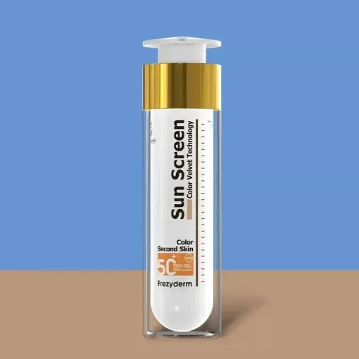 Frezyderm Sunscreen Color velvet crema de fata cu SPF50+ x 50ml, [],medik-on.ro