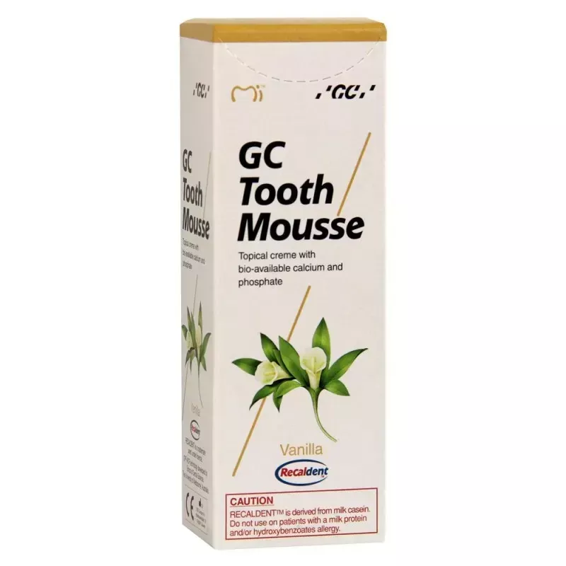 GC Tooth Mousse pasta de dinti remineralizanta cu aroma de vanilie x 40 grame, [],medik-on.ro