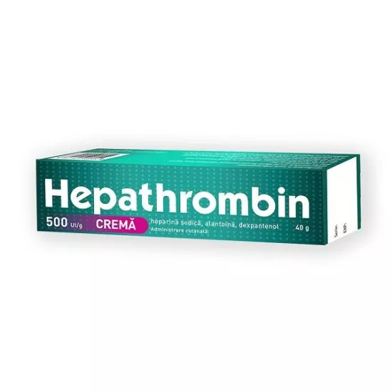 Hepathrombin 500ui/g crema x 40 grame, [],medik-on.ro