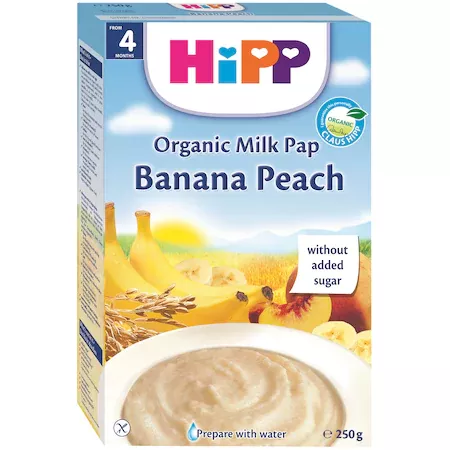 Hipp cereale cu piersici si banane x 250 grame, [],medik-on.ro