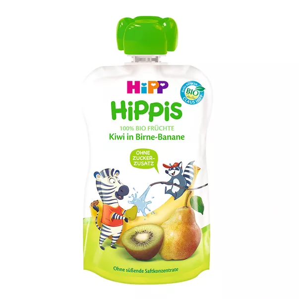 Hipp Hippis piure para banane si kiwi x 100 grame, [],medik-on.ro