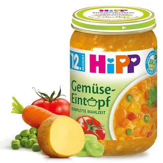 Hipp tocanita de legume x 250 grame, [],medik-on.ro