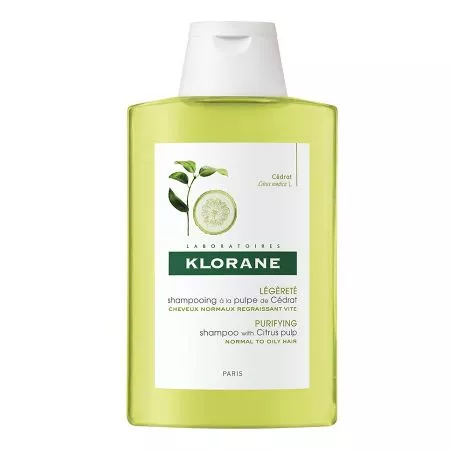 Klorane Hair sampon cu pulpa de citrice pentru par normal-gras x 200ml, [],medik-on.ro