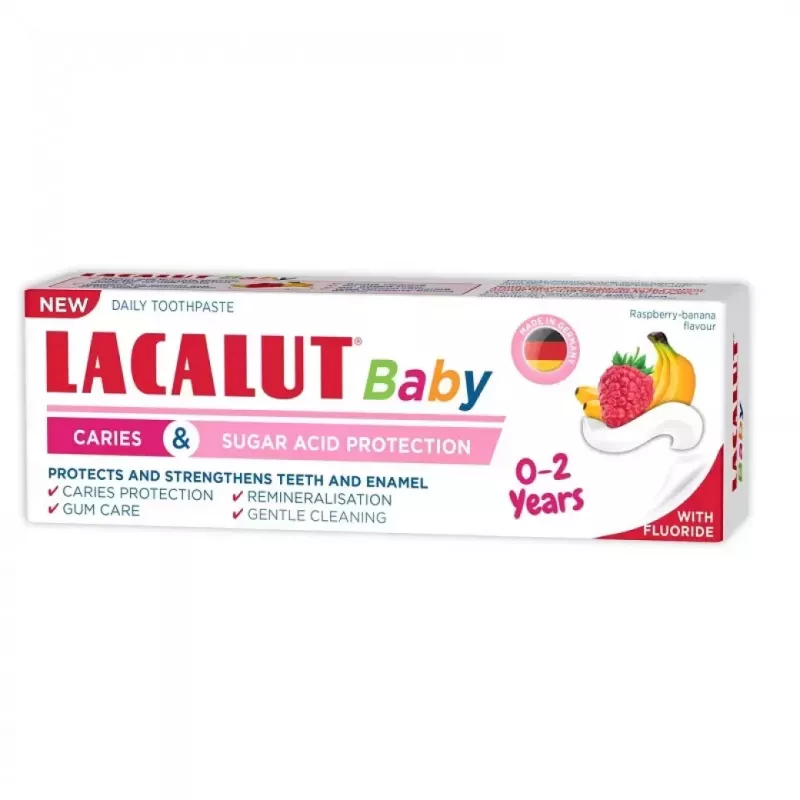 Lacalut Baby Pasta de dinti pentru copii protectie anticarie si zaharuri x 55ml, [],medik-on.ro