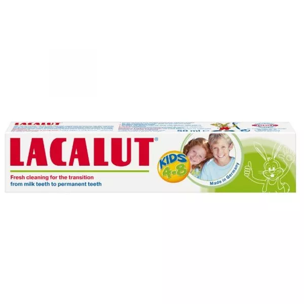 Lacalut Kids pasta de dinti 4-8 ani x 50ml, [],medik-on.ro