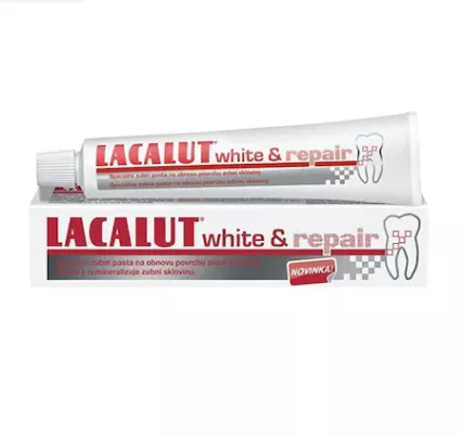 Lacalut pasta de dinti white & repair x 75ml, [],medik-on.ro