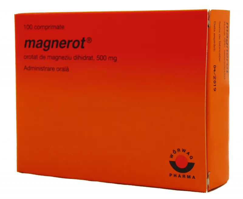 Magnerot 500mg x 100 comprimate, [],medik-on.ro