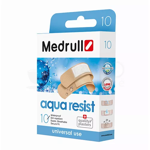 Medrull Plasturi Aqua resist x 10 bucati, [],medik-on.ro