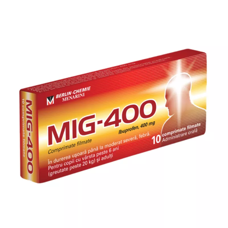 MIG-400 400mg x 10 comprimate, [],medik-on.ro