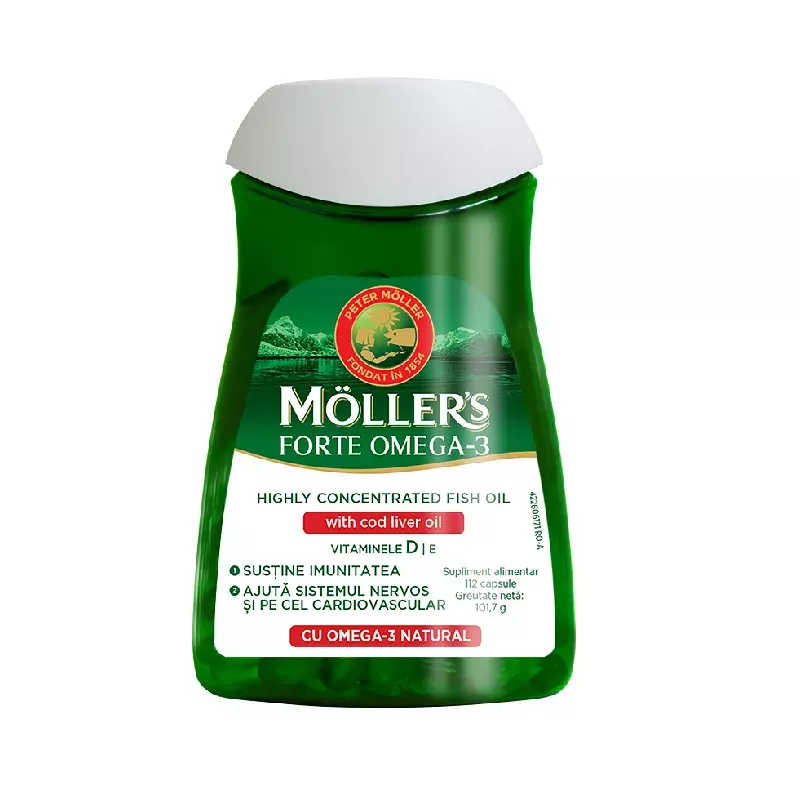 Mollers Forte Omega 3 x 112 capsule, [],medik-on.ro